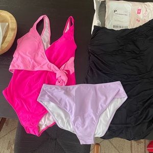 Brand New Pink Lily Swim (XL)